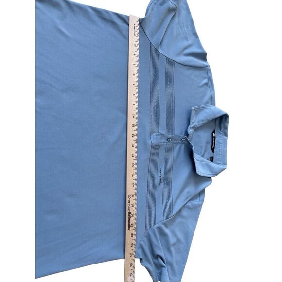 Travis Mathew San Pedro Polo T-Shirt size XXL Golf Blue - Picture 6 of 10